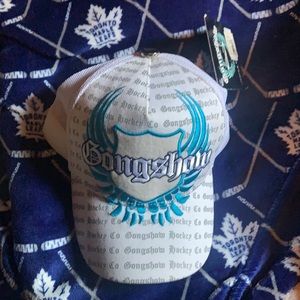 Gongshow white rockstar hat limited edition nwt